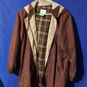 vintage white stag windbreaker jacket winter coat